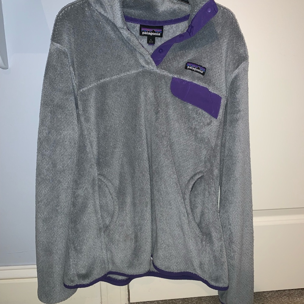 Gray Patagonia Pullover